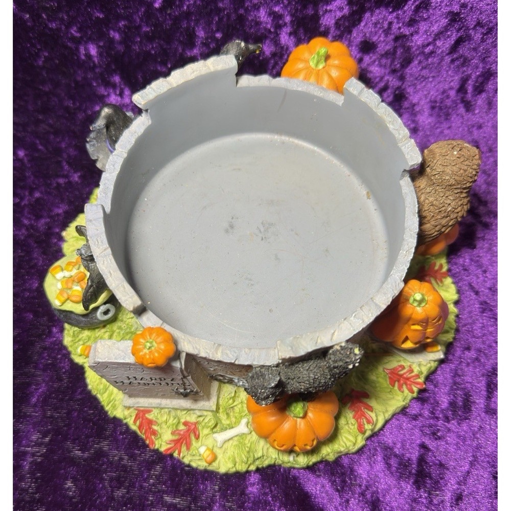 White Barn Candle Co Candle Holder Happy Haunting Halloween Autumn Decor Spooky - Picture 8 of 12
